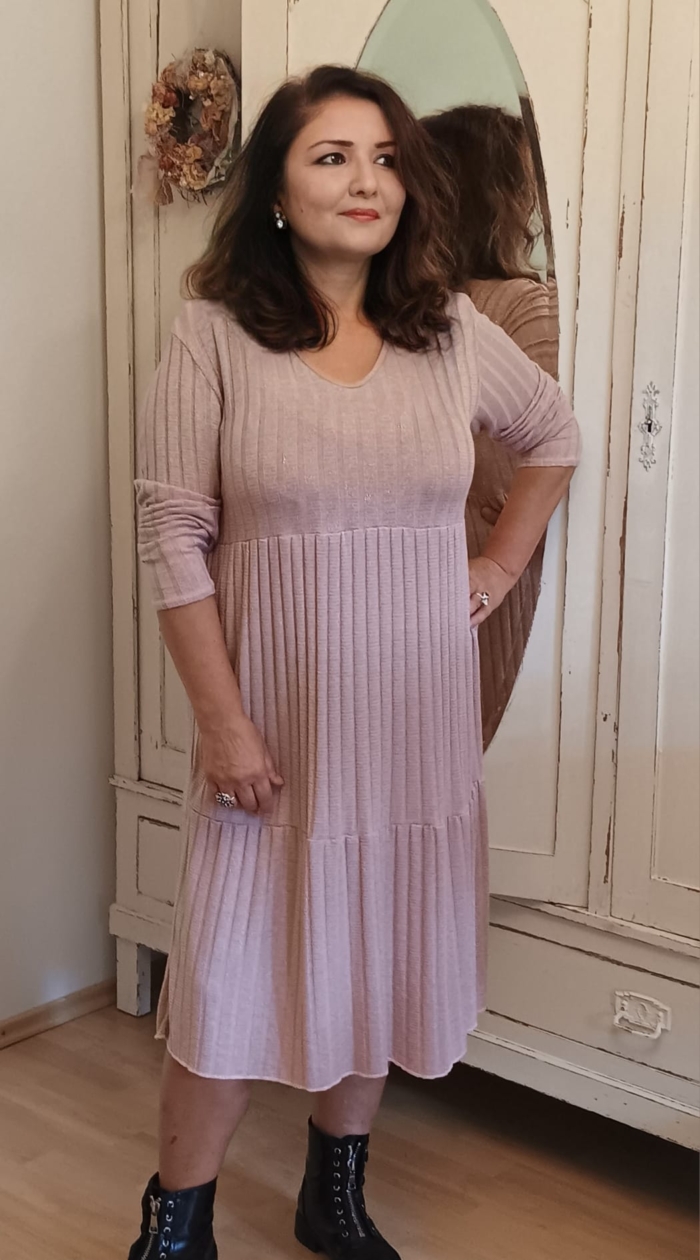 Leider schon ausverkauft! Kleid Goldy – Bild 3