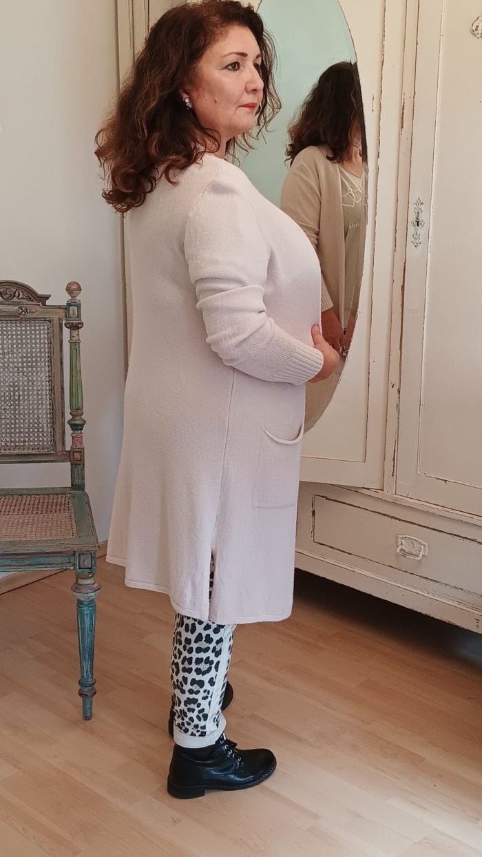 Longstrickjacke Creamy – Bild 2